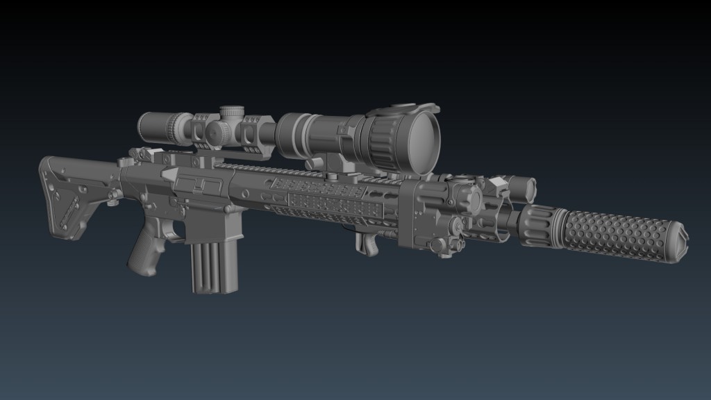 SR25 E2 APC[High Poly Only] preview image 1
